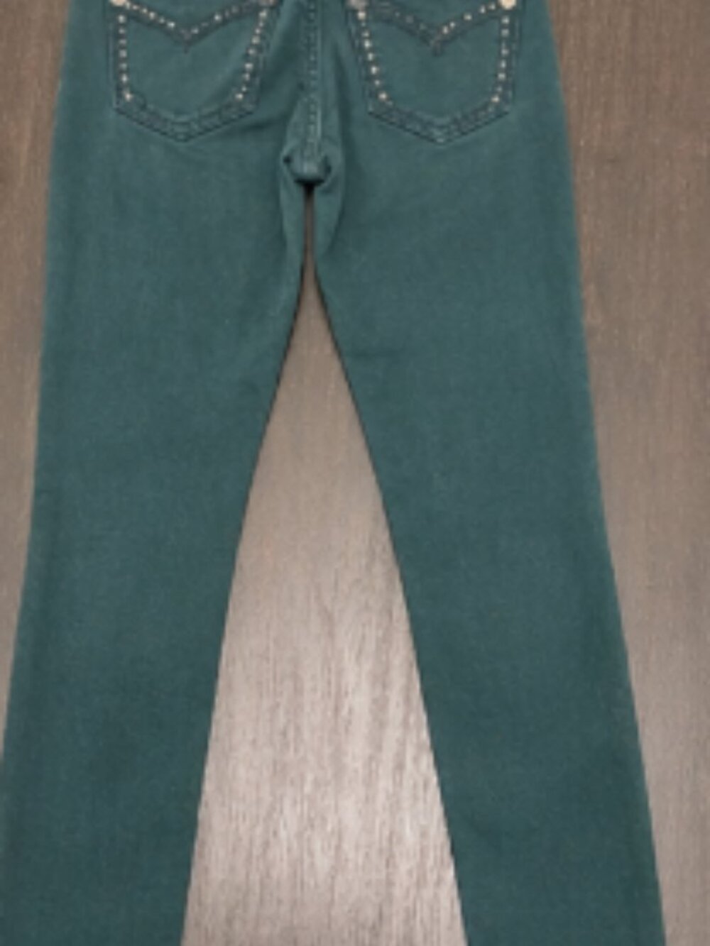 Miss Me Skinny Jeans Size 28 Dark Teal Mid Rise Stretch Ankle Length - Picture 4 of 7